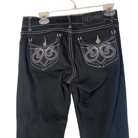 DEREON Beyoncé House of Dereon Jeans. Black wash. - Picture 5 of 5